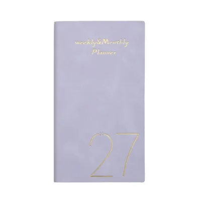 COUPLECOL English 2027 Schedule Planner Notepad A6 Wear-resistant To-do List Notebook Time Organizer Thick Paper Personal Schedule Journal School Office Supplies
