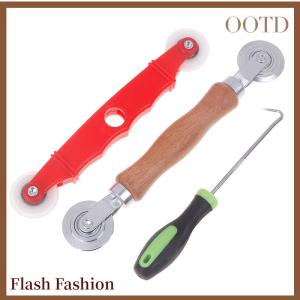 [Falsh F] 3Pcs Window Install Tools Press Screen Pulley Roller Repair Tools Window Screen Accessories Screen Door Mesh Pressing Wheel Kit