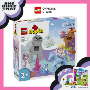 LEGO DUPLO 10418 Elsa & Bruni in the Enchanted Forest (31 Pieces) Building Block Toys Mainan Block