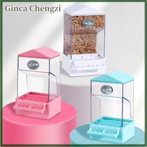 Ginca Công suất lớn thú cưng Vẹt tự động trung chuyển LỒNG CHIM hộp thức ăn tách vỏ trấu chống giật gân tích hợp giật gân trung chuyển vật nuôi