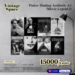 Poster Dinding A5 Movie Legend 1 / Poster Aesthetic A5 / Poster kamar