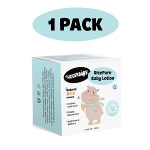 Hegerbaby Lotion + Lip Balm + Hair Oil - Relieves Prickly Heat & Saliva Rash & Moisturizes Scalp