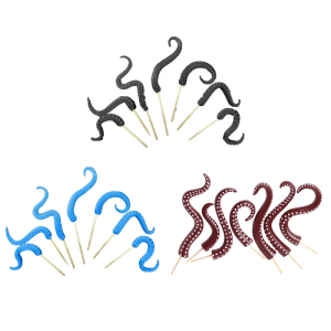 หนวดปลาหมึกประดิษฐ์สีฟ้าที่ปักสำหรับตกแต่งภายในอาคารกลางแจ้งสิ่งมีชีวิตในมหาสมุทรทำจากเรซิน