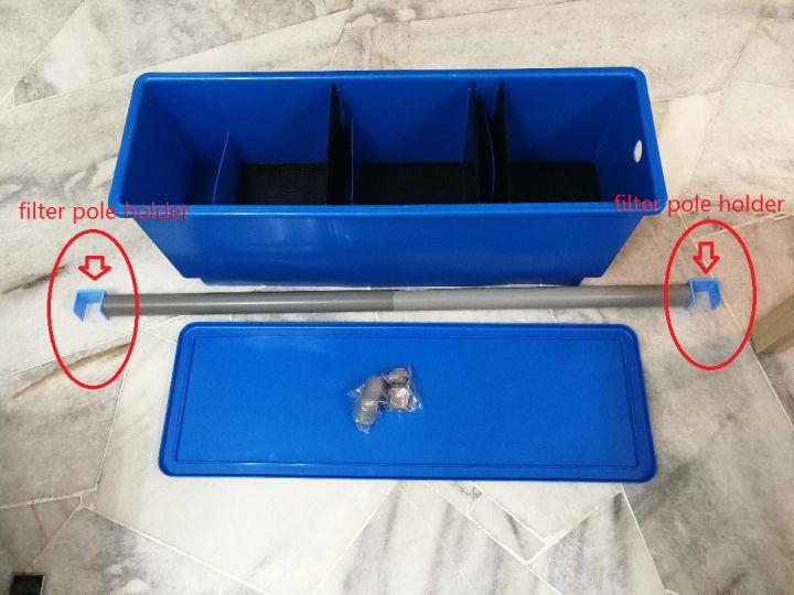 Top filter heavy duty Plastic Rod End Supports Pole Pipe Holder For ...