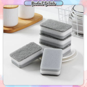 [Little B House] Heavy Duty Sponge Dishwashing Scouring Pad Double-Sided Sponge Scrub 双面洗碗海绵 Span Cuci Pinggan - KW75