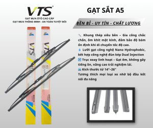 Gạt Mưa VTS Xương mềm phổ thông A6