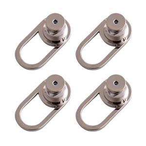 Pack of 4 Earring Support Backs for Droopy Ears U Shaped Metal Lifter for Heavy Earrings Stylish Earring Stabilizers