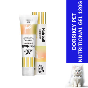 DORRIKEY Pet Nutritional Gel 120g Hairball Solution Cat Hairball Removal Cat Supplement Gel LELE CAT SUPPLIES