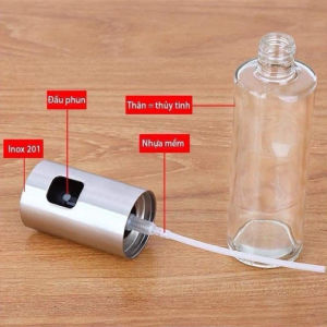 Chai Xịt Dầu Ăn 100ml - Bình Xịt Dầu Ăn Phun Sương Giúp Tiết Kiệm Dầu