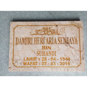 Prasasti Batu nisan marmer cetak nama kuburan cetak nama Makam ukiran nisan kuburan marmer pusat makam