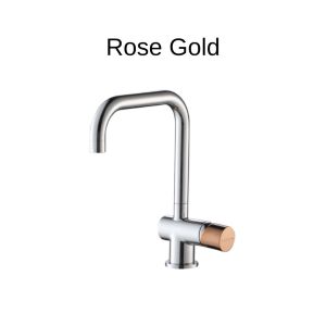 Rubine Bologna BO 3144AS CH Touchless Sink Mixer Tap (Rose Gold/Chrome/Black)