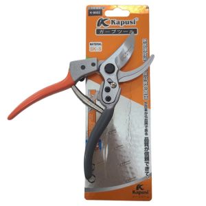 Kéo cắt tỉa cành cây  Kapusi (Xám-Cam)_Lưỡi lớn