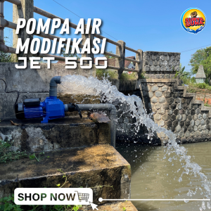 Pompa air modifikasi jet 500 pipa 2 dim untuk irigasi persawahan debit air super besar gratis tusen klep