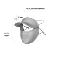 You summer face face shield sun protection uv protection face cover Fishing Elastic Cycling UV Protection Solid Color Sunscreen Veil Outdoor With Cap Brim Eye Protection For Women Face Scarves Ice Silk Womne Sun Hats Face Cover Face Gini. 