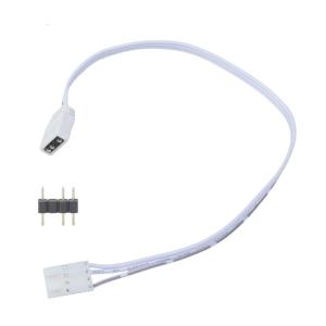4 Pin ARGB 5V Adapter Cable 25cm White Extension Line For Color Lighting Sync And Stable Controller Connection