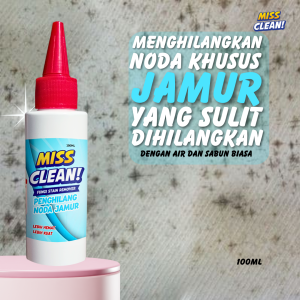 Cairan Penghilang Pembersih Noda Jamur Pakaian Mukena Baju Membandel Paling Ampuh Miss Clean