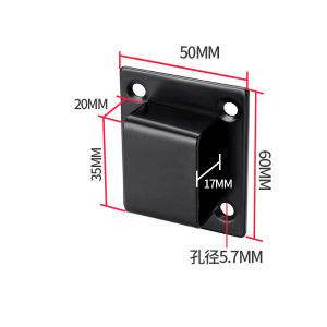 2pcs Bracket Wall Support /Single Hook Kotak / Cantolan Pipa Besi - Hitam - Ada 2 Model Pilih Di Variasi