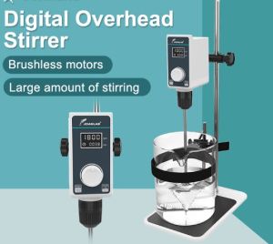 Ready✅ Mixer Lab Electric Stirrer Digital Display Overhead Adjustable Height Equipment Stirring Magnetic Laboratory