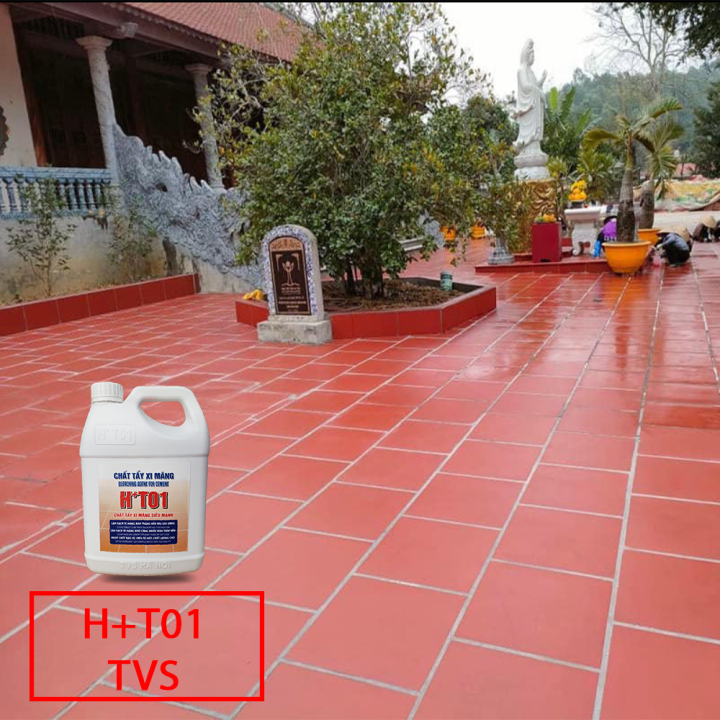 Tẩy Xi Măng HT01 1,8L - Tặng 2 miếng cước xanh, tẩy xi măng bám trên ...