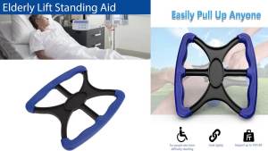 Elderly Lift Standing Aid Lift Assist Device Lightweight Plastic Non-Slip Portable Mobility Support for Elderly Disabled