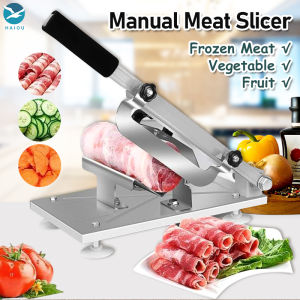 Lamb Roll Meat Cutting Machine Slicer Multi-Functional Non-Meat Household Fat Cow Mutton Slices Garlic Masher