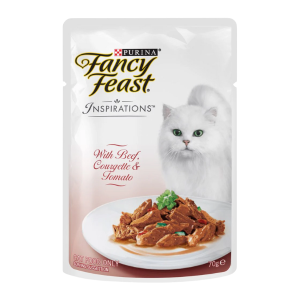 Fancy Feast Inspirations Adult Cat Wet Pouch Food 70g