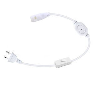 Angelila LED Strip Light 220V with Plug Flexible Silicon Cover for COB LED Strips LED Wall Lamp for Kitchen Home Living Room Bedroom Decoration