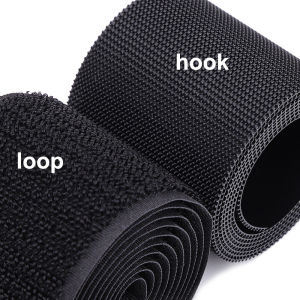 1Meter/Pairs 20-100mm High Quality Strong Adhesive Hook Loop Fastener Tape Strip Nylon Sticker Velcros Adhesive for Sewing DIY No Glue