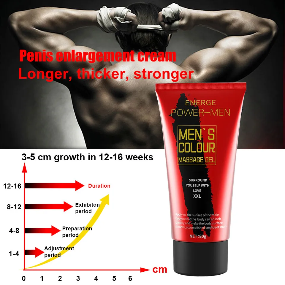 80g Big Penis Enlargement Cream Gel Increase Erection Cream Health