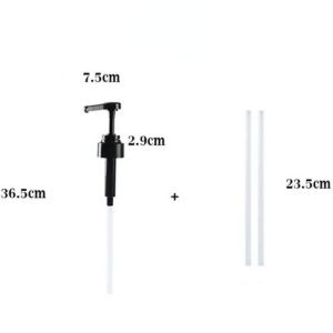 Syrup Pump Bottle Pressure Nozzle Hand Pumps Dispenser Syrup Milk Tea Coffee Dispenser