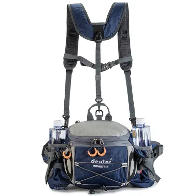 Outdoor Sports Waist Bag Cycling Camping Climbing Mens Backpack Hiking Shoulder Running Water Bottle Bicycle Fanny Pack Fishing