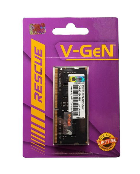 RAM DDR4 SODimm V-GeN RESCUE 8GB PC19200/2400Mhz (Memory Laptop