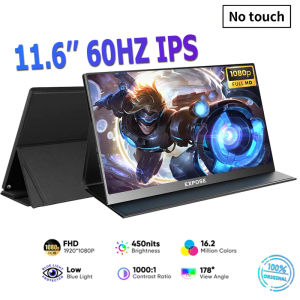 จอภาพแบบพกพา 15.6นิ้ว 1080P IPS แบบพกพา จอคอมพิวเตอร์ Full HD  หน้าจอสัมผัส  คอมพิวเตอร์ 2K หน้าจอรองที่สะดวกสบาย