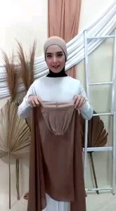 PASMINA INNER 2in1 CERUTYBABYDOLL by HASANAH HIJAB