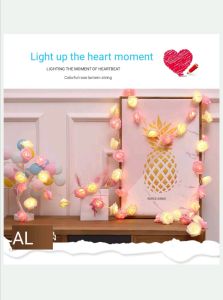Led Small Colored Lights Flashing Lights Star Lights Decorate the Bedroom Colorful Outdoor Household Flashing String Lights Brightening Engineering Light Holiday Lights Copper Lamp Jubilation Rose Lamp Strings
