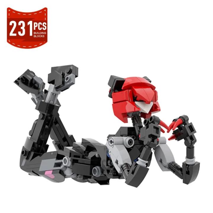 Compatible with LEGO MOC Robot cô gái di chuyển hành động búp bê