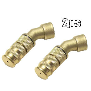 2pcs Garden Electric Sprayer Nozzle Brass Atomization Nozzle  Detachable Spray Nozzle