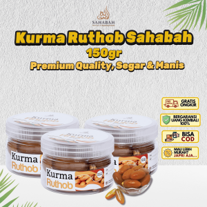 TERLARIS!! Kurma Ruthob Sahabah Premium 150gr - Kurma Ruthob Libya - Kurma Ruthob Segar
