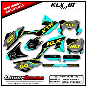 DECAL STIKER KLX BF G SE - DECAL KAWASAKI KLX BF PREMIUM SEMI FULL BODY.ADT.030