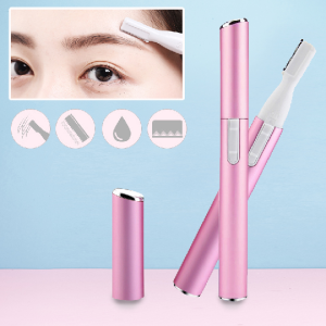 Mini Electric Women Facial Eyebrow Epilator Female Haircut Trimmer Portable Battery Painless Hair Remove