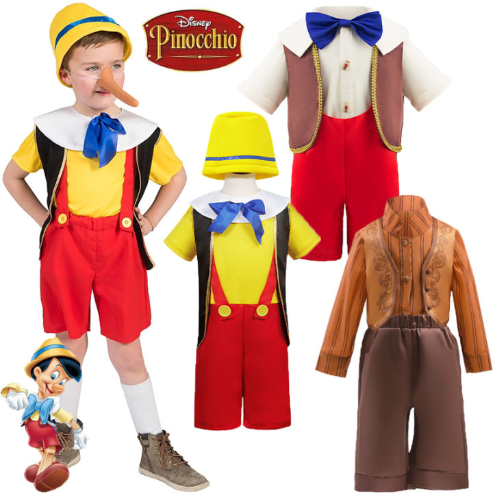 Kids Boy Movie Encanto Antonio Costume Puppet Fantasy Pinocchio Cosplay
