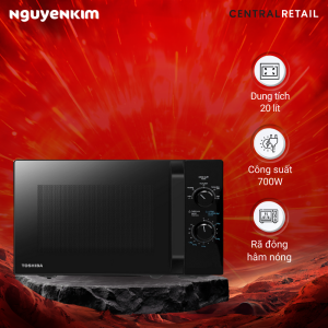 Lò vi sóng Toshiba 20 lít MW2-MM20P(BK)