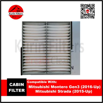 KURIN AC Cabin Filter for Mitsubishi Montero Gen3 (2016 - Up) and Mitsubishi Strada (2015 - Up)