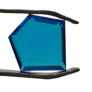 Natural Aquamarine Brazil 6.30 Ct Blue Fancy Cut Loose Gemstone