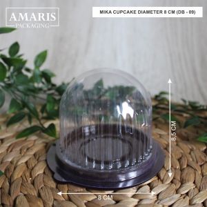 Mika Mini Cupcake/Mini Tart Bulat 8 Cm Isi 25 Pcs BL-8 Amaris Packaging