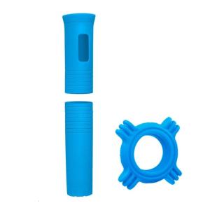 Wireless Microphones Silicone Protective Cover Set with AntiSlip Grip for Performers and KTV Enthusiasts