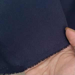 Vải Lụa Xanh Đen Trơn Khổ 1m5 - Chất Mỏng Nhẹ Co Giãn 2 Chiều Rũ - May Áo Kiểu Đầm Váy Hoặc Làm Lót