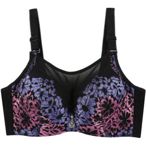 Anti-exposure tube top plus size underwear womens plump girls plus-sized 75-105 B C D collection pair with steel ring thin bra anti-SAG bra