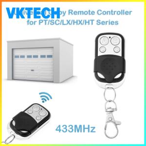 [Vktech] Wireless 4-Button 433MHz Remote Control Duplicator for Gate and Garage Doors in Black