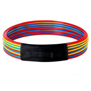 12pcs Agility Ring Circle Post 40cm Portabel Ring Latihan Kecepatan Sepak Bola Alat Latihan Sepak Bola Warna